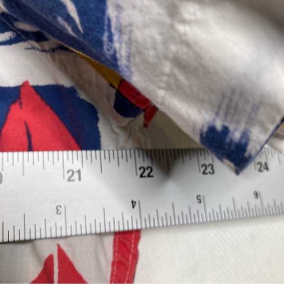 J. Crew Factory Sailboat Short Sleeve Button Down Shirt Size Large - Picture 7 of 10